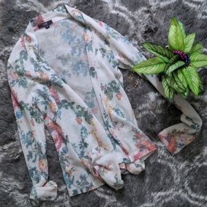 Code Floral Print Cardigan
